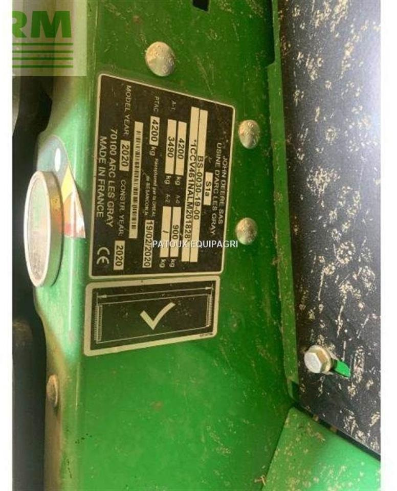 John Deere v461m - Vierkante balenpers: afbeelding 3 John Deere v461m - Vierkante balenpers: afbeelding 3