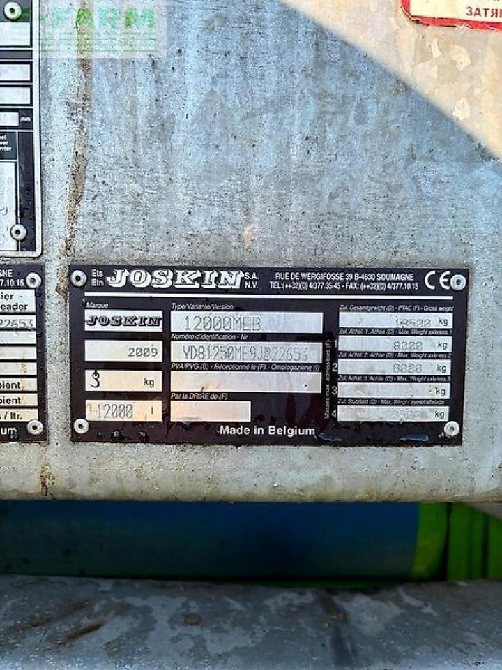 Joskin güllefass 12000liter modulo2 - Bemestingstechniek: afbeelding 5 Joskin güllefass 12000liter modulo2 - Bemestingstechniek: afbeelding 5