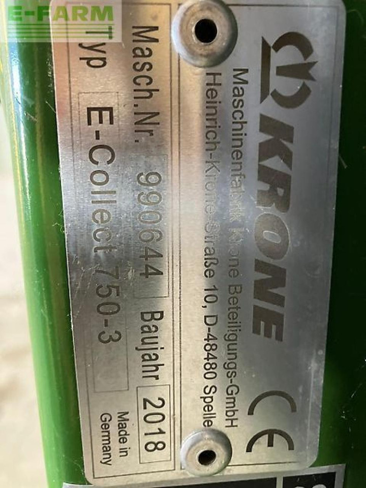Krone easycollect 750-3 - Hakselaar toebehoor: afbeelding 5 Krone easycollect 750-3 - Hakselaar toebehoor: afbeelding 5