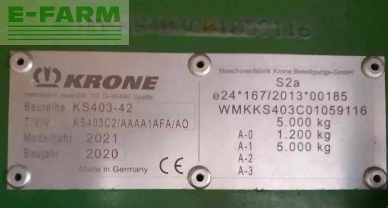 Hooischudder Krone swadro tc 1370 demo: afbeelding 9