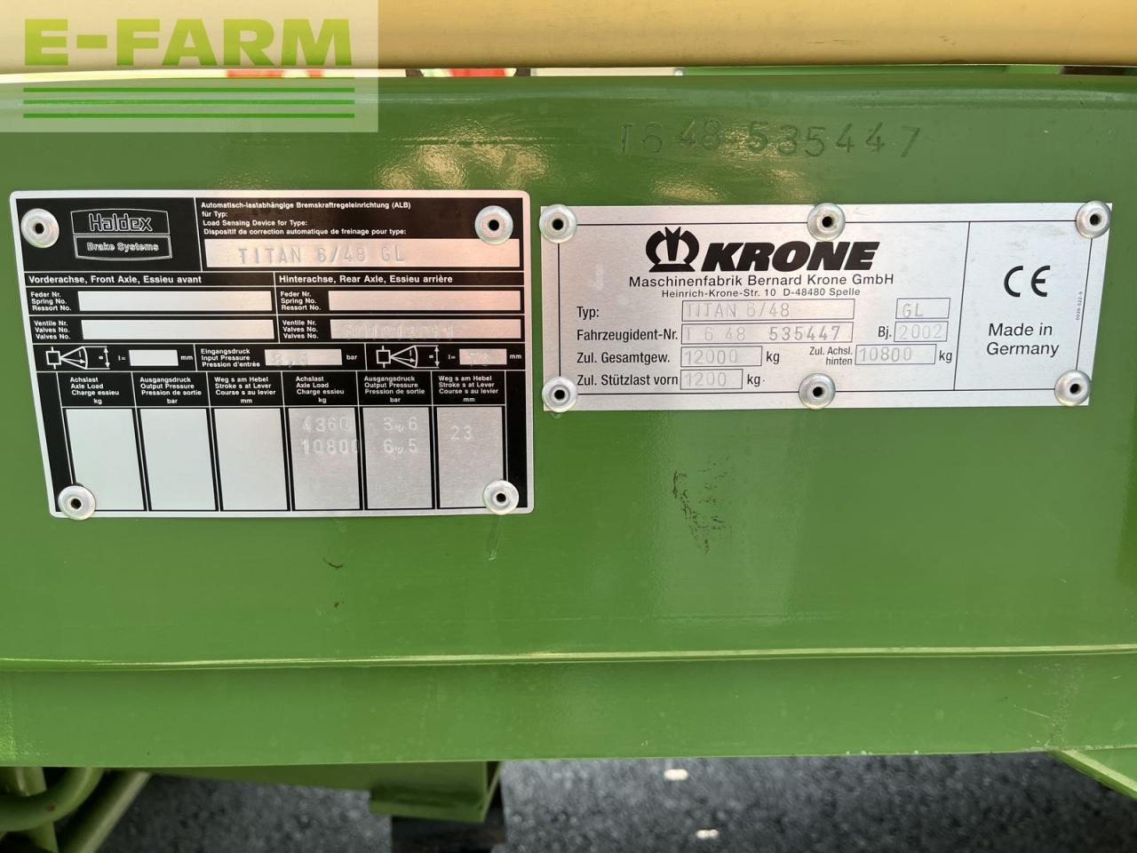Landbouwkipper Krone titan 6-48 gl all in: afbeelding 15