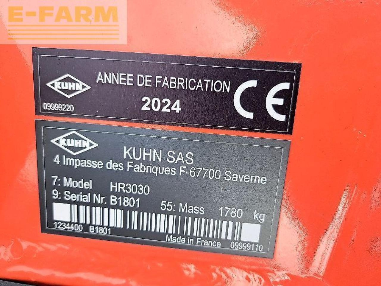 Grondbewerking toebehoor Kuhn hr3030: afbeelding 9