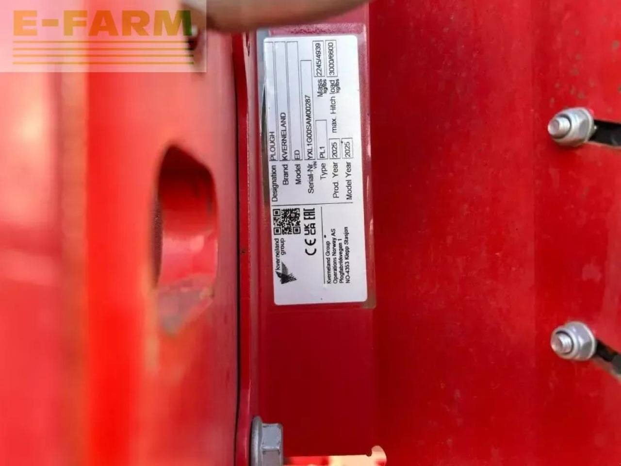 Kverneland ed-hd - Ploeg: afbeelding 3 Kverneland ed-hd - Ploeg: afbeelding 3