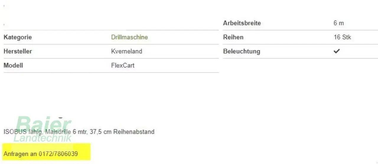 Kverneland flexcard - Precisiezaaimachine: afbeelding 3 Kverneland flexcard - Precisiezaaimachine: afbeelding 3