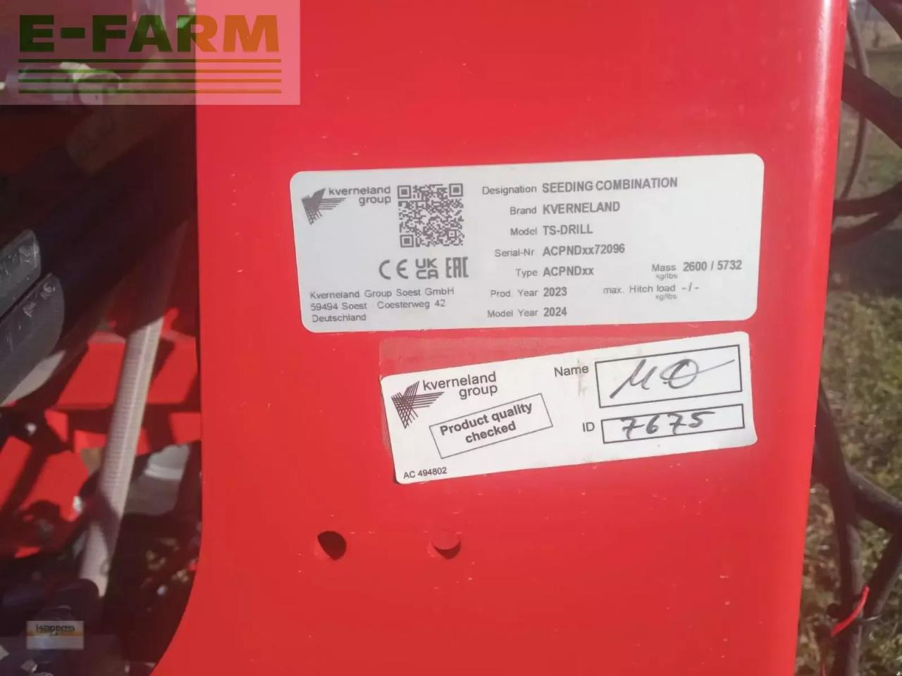 Kverneland tsdrill - Zaaimachine: afbeelding 5 Kverneland tsdrill - Zaaimachine: afbeelding 5