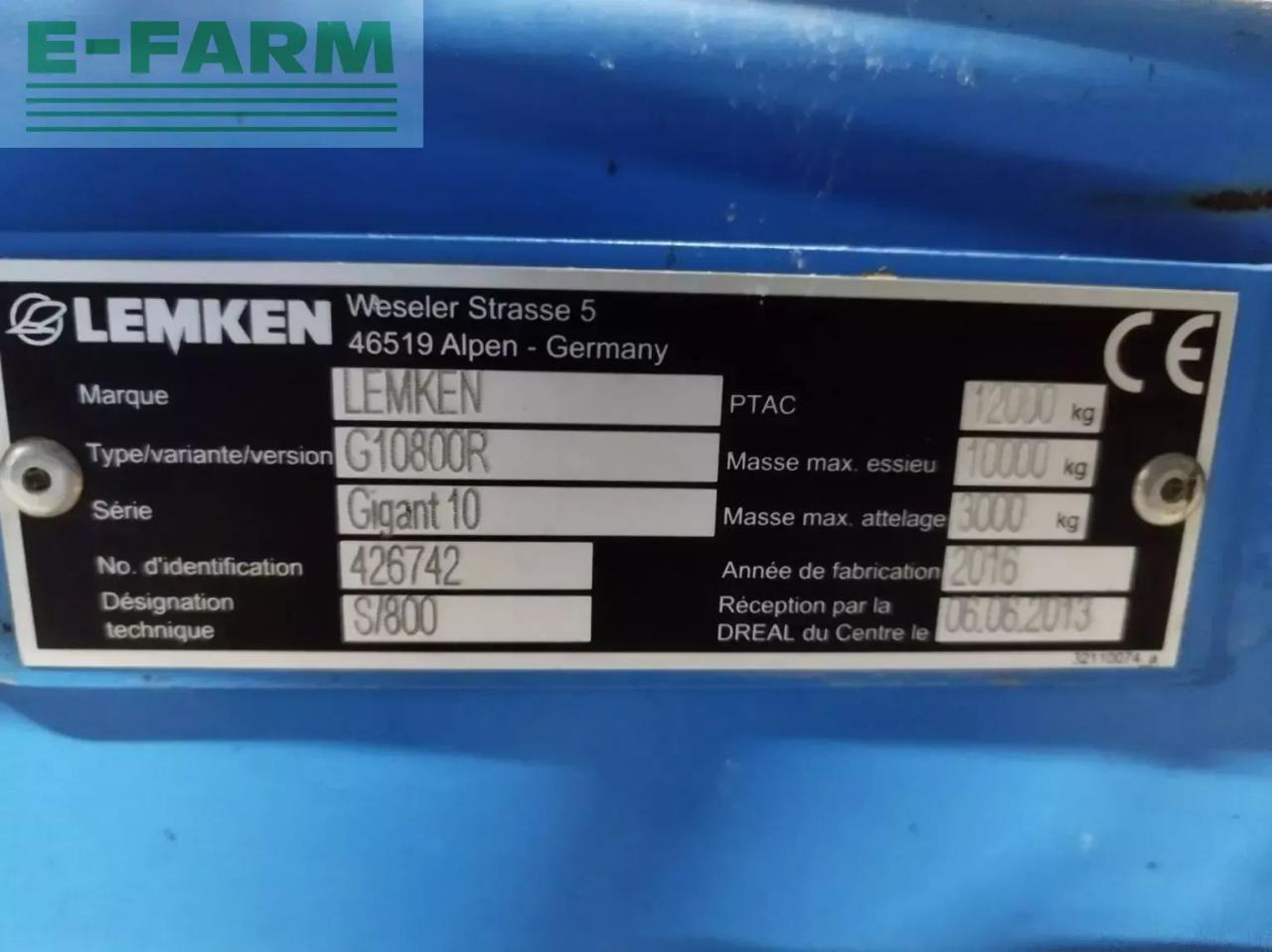 Cultivator Lemken gigant 10/800 rubin: afbeelding 7