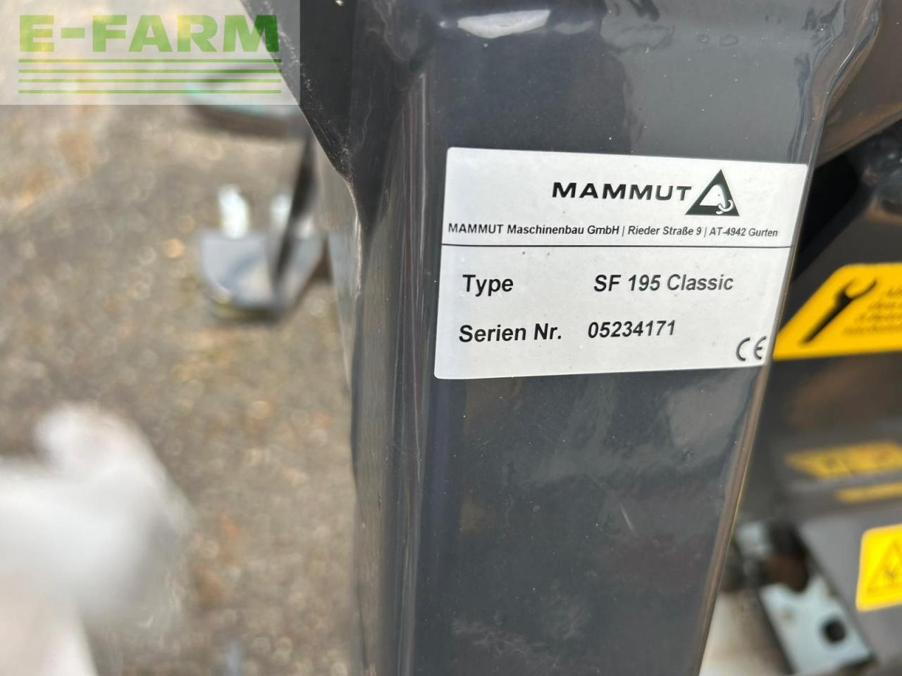 Mammut Siloverteiler SF 195Classic - Silo materieel: afbeelding 4 Mammut Siloverteiler SF 195Classic - Silo materieel: afbeelding 4