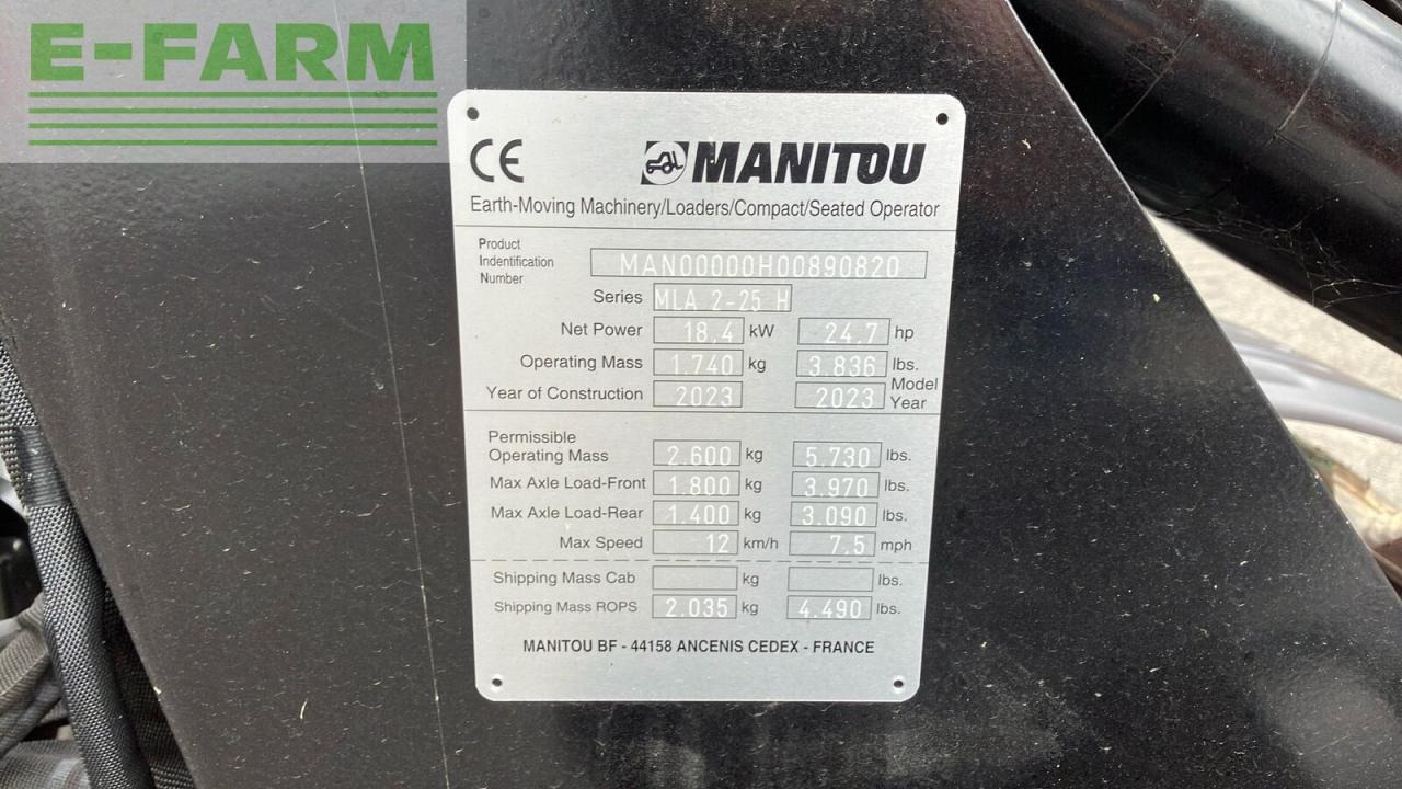 Kniklader Manitou mla 2-25 h: afbeelding 17
