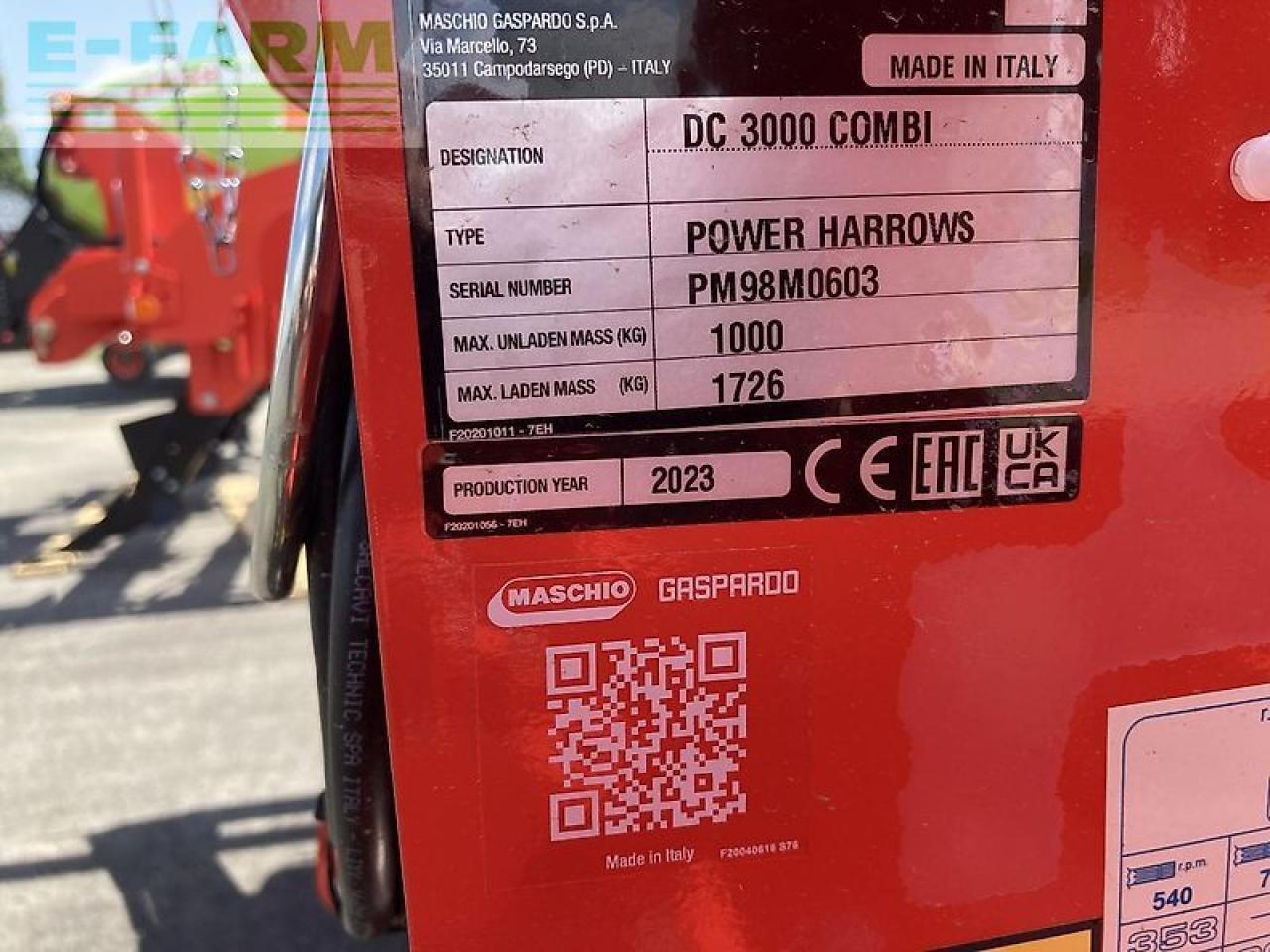Maschio gaspardo dama 300 - Zaaimachine: afbeelding 2 Maschio gaspardo dama 300 - Zaaimachine: afbeelding 2