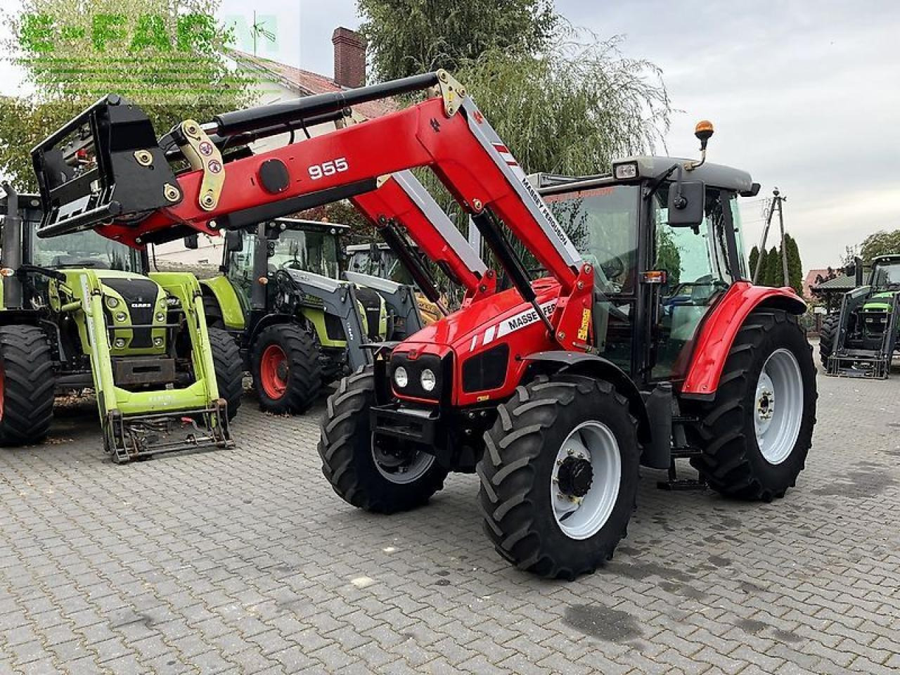Massey Ferguson 5455 dyna-4 + massey ferguson 955 - Tractor: afbeelding 1 Massey Ferguson 5455 dyna-4 + massey ferguson 955 - Tractor: afbeelding 1