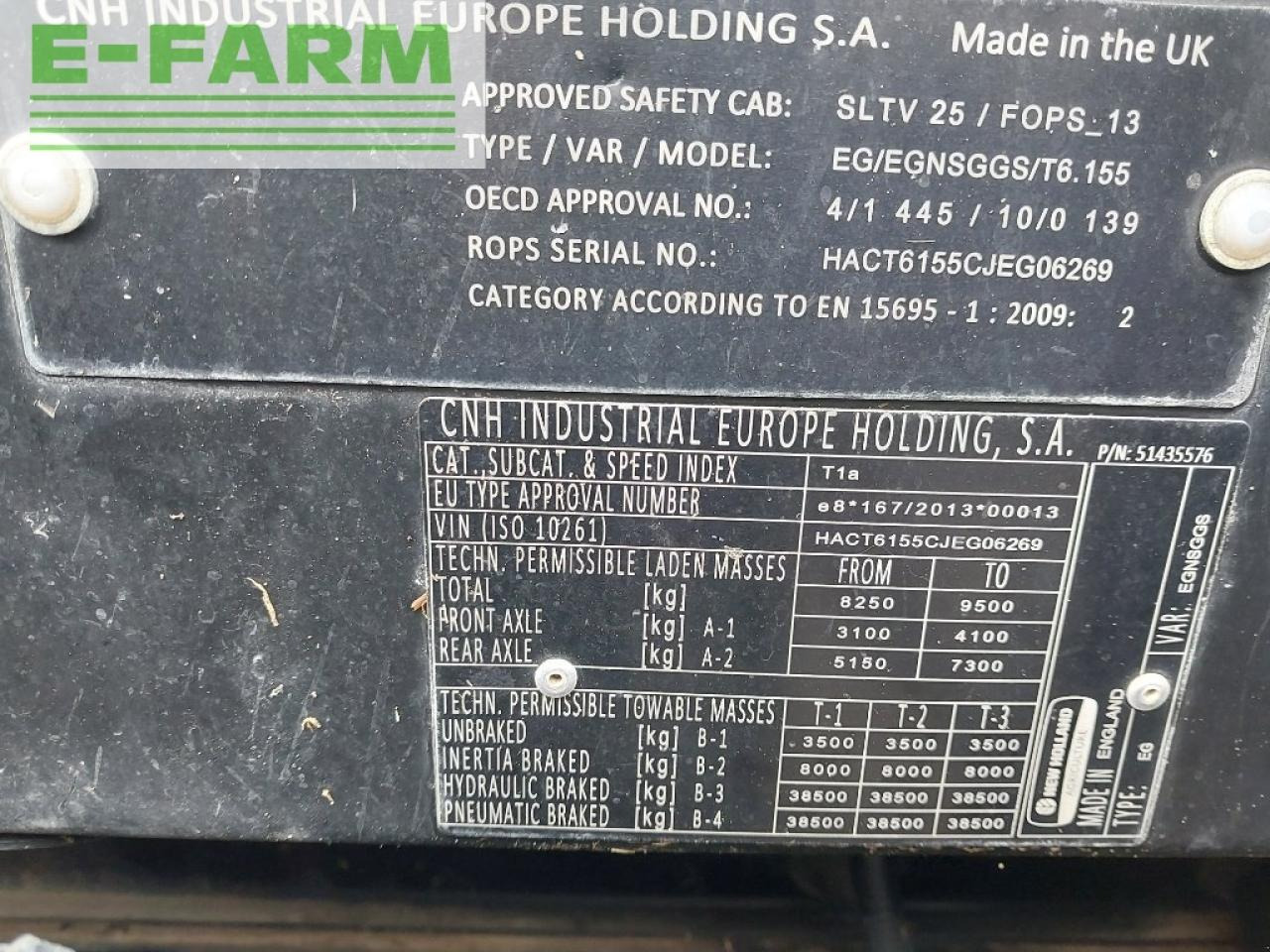 New Holland t6.155 - Tractor: afbeelding 4 New Holland t6.155 - Tractor: afbeelding 4