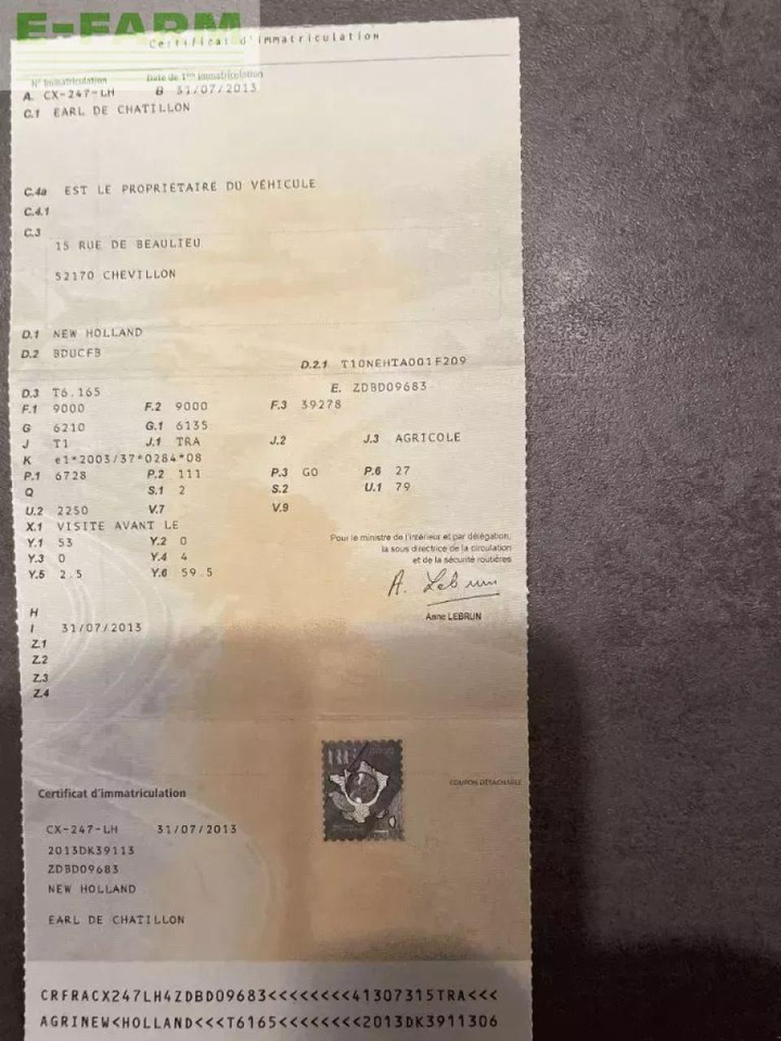 New Holland t6.165 ec - Tractor: afbeelding 4 New Holland t6.165 ec - Tractor: afbeelding 4