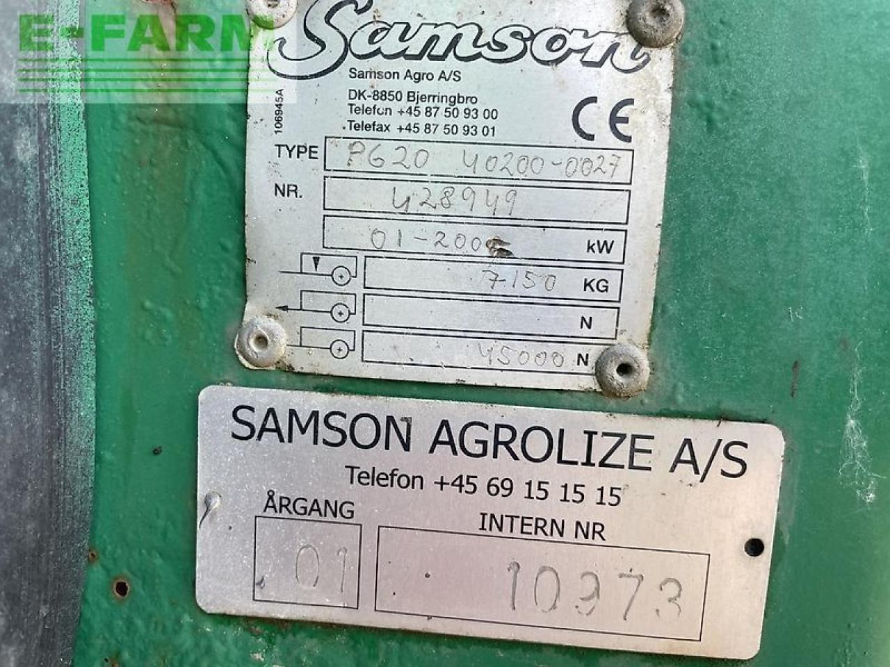 Samson pg 20 - Bemestingstechniek: afbeelding 5 Samson pg 20 - Bemestingstechniek: afbeelding 5