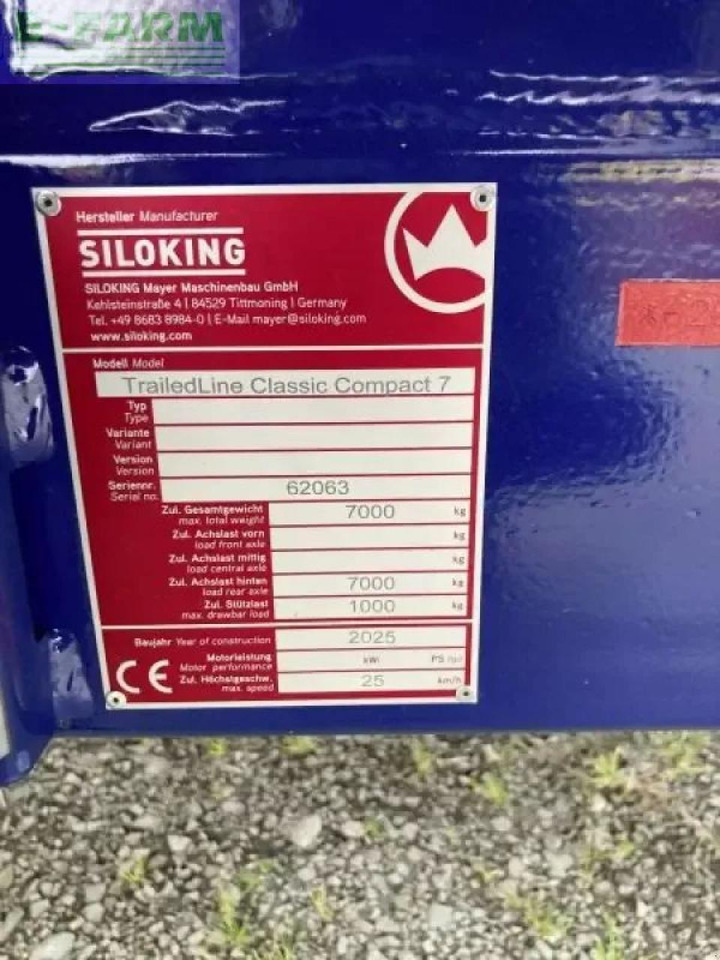 Siloking trailedline classic compact 7 - Veeteelt materiaal: afbeelding 5 Siloking trailedline classic compact 7 - Veeteelt materiaal: afbeelding 5