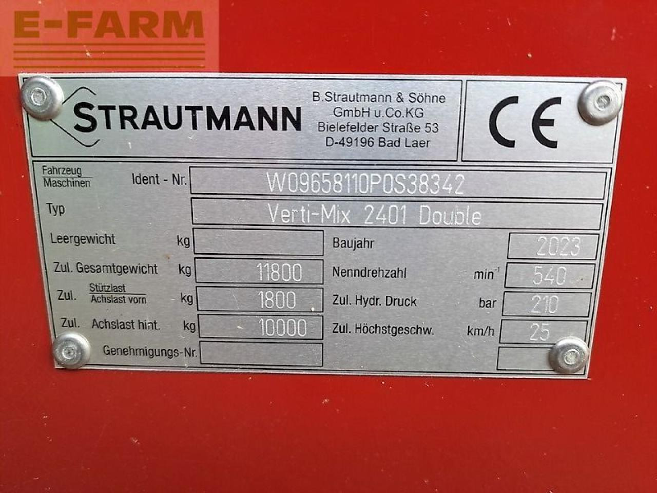 Veeteelt materiaal Strautmann verti mix 2401 double: afbeelding 10