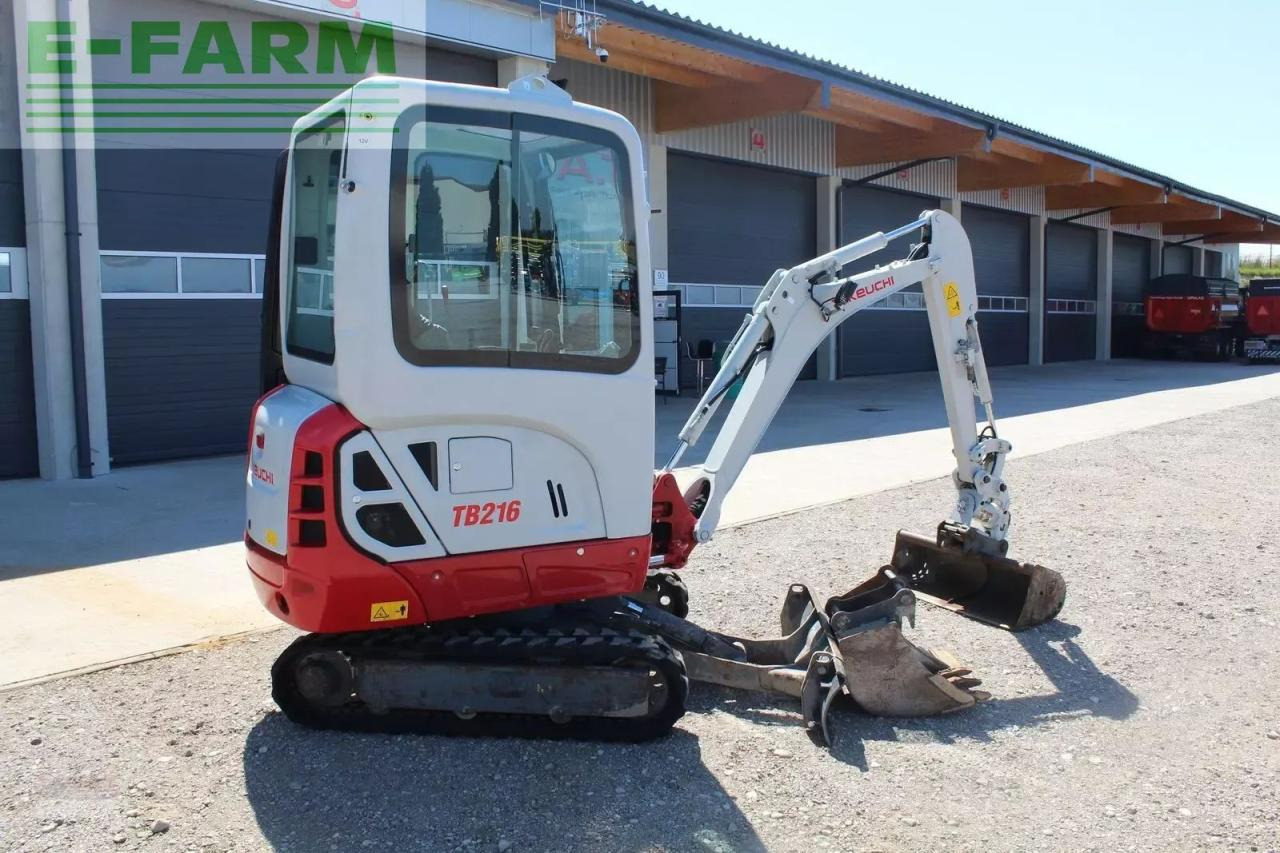 Takeuchi minibagger tb 216 mit powertilt - Minigraafmachine: afbeelding 5 Takeuchi minibagger tb 216 mit powertilt - Minigraafmachine: afbeelding 5