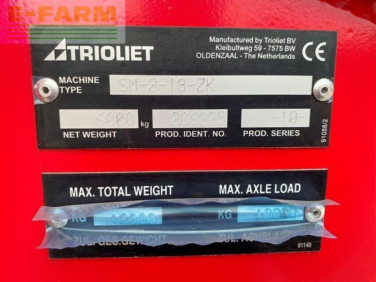 Trioliet solomix 2 1800 zk - Veeteelt materiaal: afbeelding 5 Trioliet solomix 2 1800 zk - Veeteelt materiaal: afbeelding 5