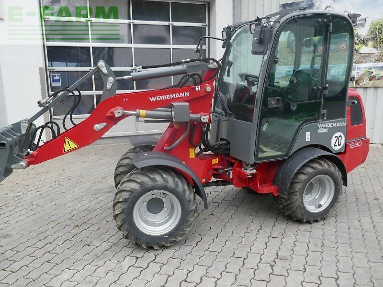 Weidemann 1280 - euroaufnahme - Minigraafmachine: afbeelding 1 Weidemann 1280 - euroaufnahme - Minigraafmachine: afbeelding 1
