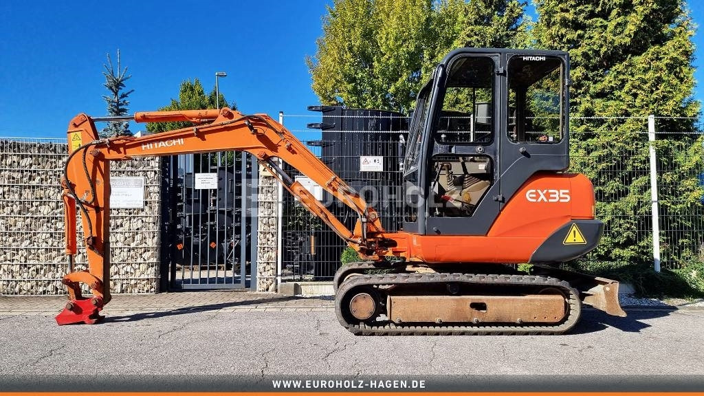Minigraafmachine Hitachi EX35, Minibagger, Schnellwechsler MS03, Knickmatik: afbeelding 12