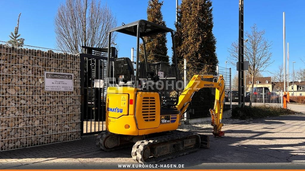 Komatsu Minibagger PC 16 R-3HS, Schnellwechsler MS01  - Minigraafmachine: afbeelding 4 Komatsu Minibagger PC 16 R-3HS, Schnellwechsler MS01  - Minigraafmachine: afbeelding 4