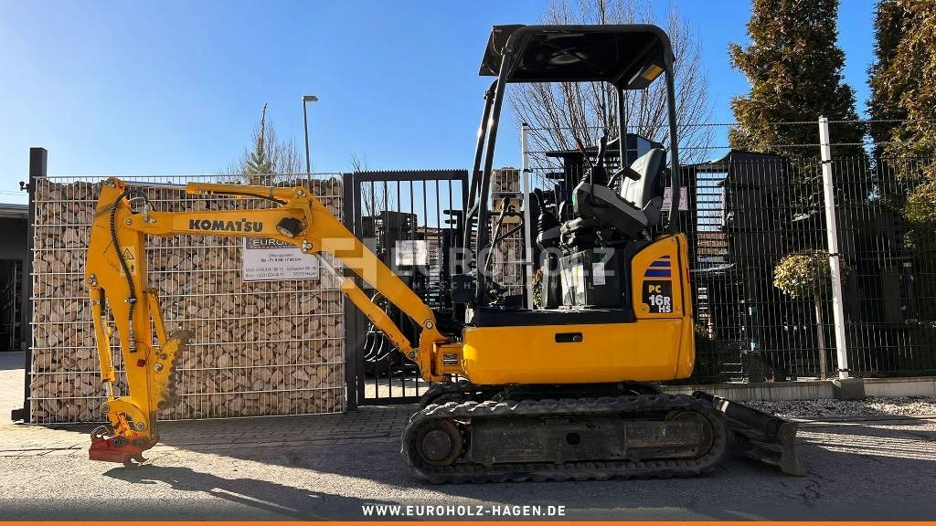 Komatsu Minibagger PC 16 R-3HS, Schnellwechsler MS01  - Minigraafmachine: afbeelding 2 Komatsu Minibagger PC 16 R-3HS, Schnellwechsler MS01  - Minigraafmachine: afbeelding 2