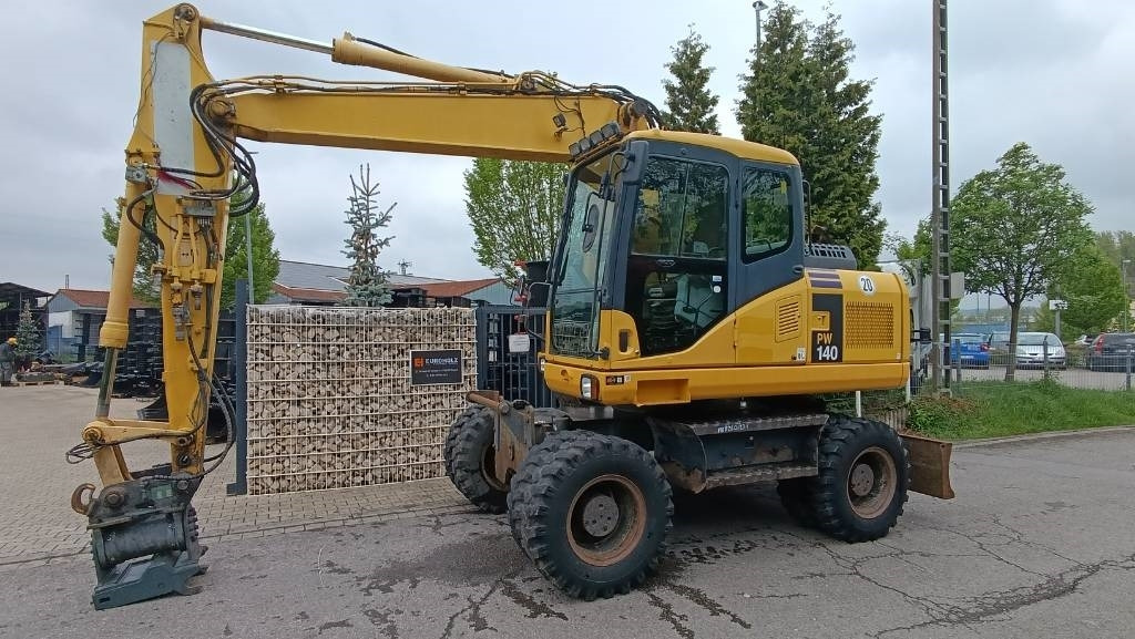 Komatsu PW 140 Mobilbagger Powertilt Schnellwechsler MS 10 - Mobiele graafmachine: afbeelding 2 Komatsu PW 140 Mobilbagger Powertilt Schnellwechsler MS 10 - Mobiele graafmachine: afbeelding 2