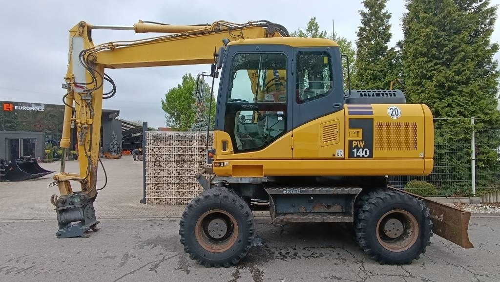 Komatsu PW 140 Mobilbagger Powertilt Schnellwechsler MS 10 - Mobiele graafmachine: afbeelding 1 Komatsu PW 140 Mobilbagger Powertilt Schnellwechsler MS 10 - Mobiele graafmachine: afbeelding 1