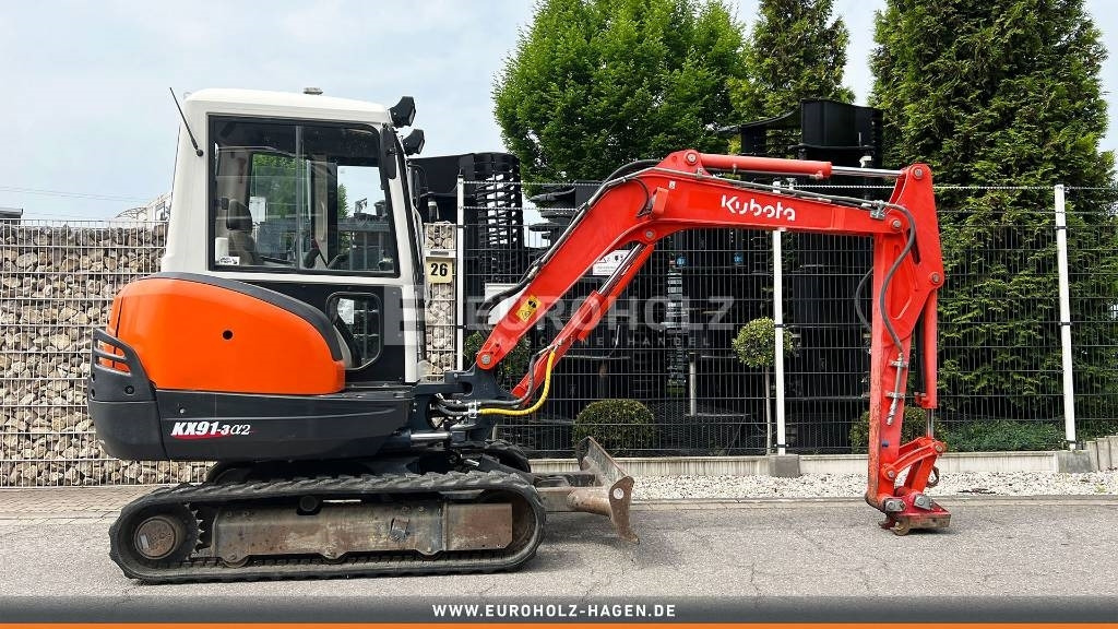 Kubota Minibagger KX 91-3 S2 mit Schnellwechsler MS03 - Minigraafmachine: afbeelding 1 Kubota Minibagger KX 91-3 S2 mit Schnellwechsler MS03 - Minigraafmachine: afbeelding 1