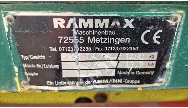 Rammax RW1504 Grabenwalze - Landbouw wals: afbeelding 5 Rammax RW1504 Grabenwalze - Landbouw wals: afbeelding 5