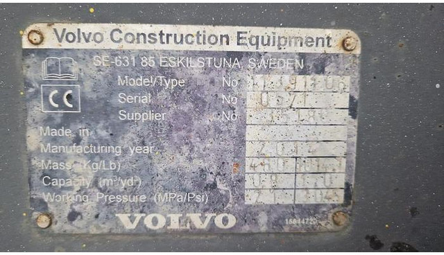 Volvo 4in1 Klappschaufel, Passend zu Volvo L25 180cm Arbeitbreite - Bak: afbeelding 4 Volvo 4in1 Klappschaufel, Passend zu Volvo L25 180cm Arbeitbreite - Bak: afbeelding 4
