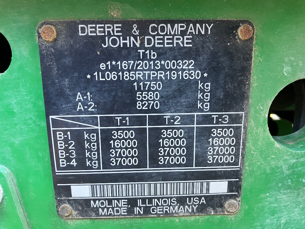 Tractor John Deere 6R185: afbeelding 10