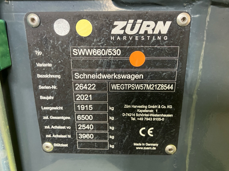 Zürn Profi-Cut 530 - Maaidorser: afbeelding 2 Zürn Profi-Cut 530 - Maaidorser: afbeelding 2