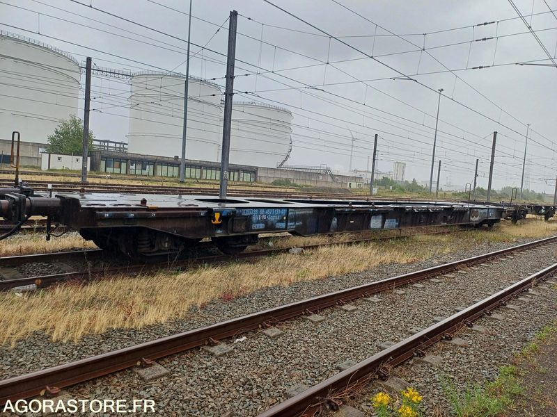 Wagon plat intermodal type Sggnss – modèle 6432B0-4, 72 pieds - 2004 (ref 1470) - Andere machine: afbeelding 1 Wagon plat intermodal type Sggnss – modèle 6432B0-4, 72 pieds - 2004 (ref 1470) - Andere machine: afbeelding 1