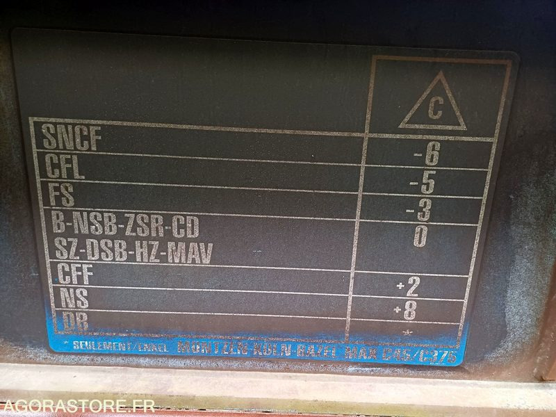 Andere machine Wagon plat intermodal type Sggnss – modèle 6432B0-4, 72 pieds - 2004 (ref 1561): afbeelding 13