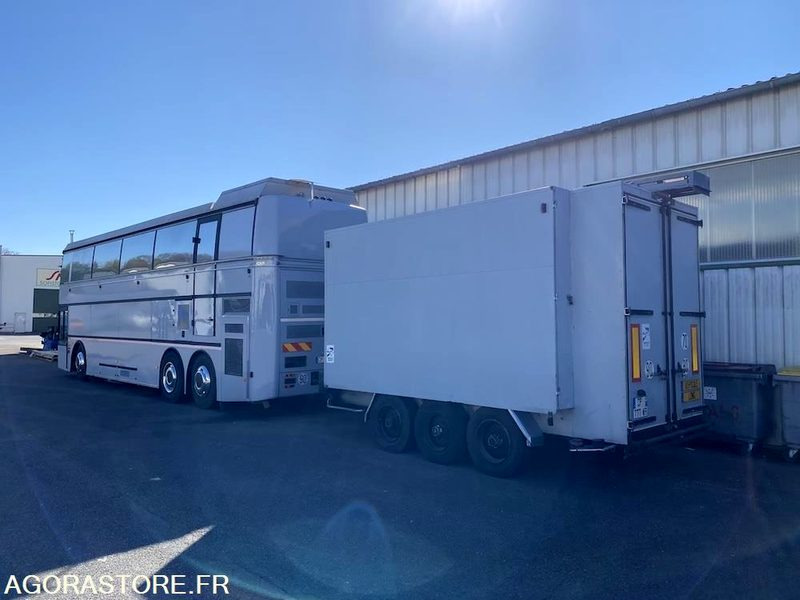 BUS VIP DOUBLE ETAGE MOTORHOMEVIP VANHOOL + REMORQUE + AUVENT DE RECEPTION - Dubbeldeksbus: afbeelding 3 BUS VIP DOUBLE ETAGE MOTORHOMEVIP VANHOOL + REMORQUE + AUVENT DE RECEPTION - Dubbeldeksbus: afbeelding 3