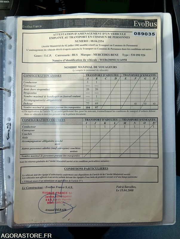 MERCEDES CITARO N°089035 - Bus: afbeelding 5 MERCEDES CITARO N°089035 - Bus: afbeelding 5