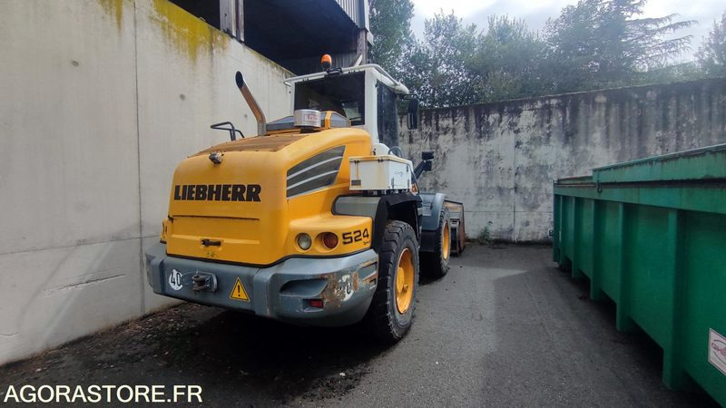 Chargeuse LIEBHERR L524 avec godet haut déversement - 2012 - Lader: afbeelding 2 Chargeuse LIEBHERR L524 avec godet haut déversement - 2012 - Lader: afbeelding 2