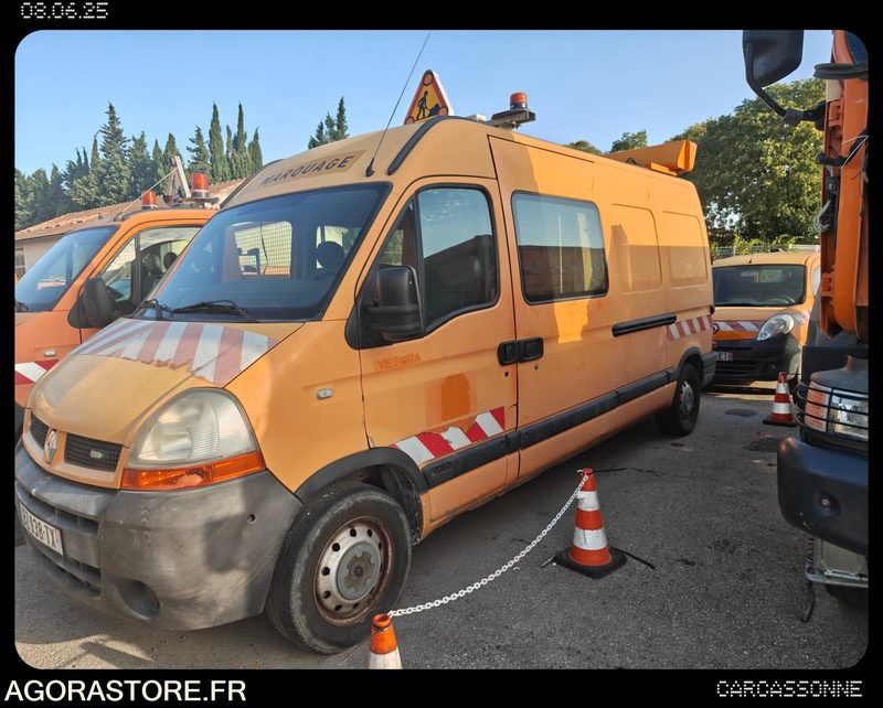 Fourgon Renault MASTER BZ-938-TX - Moteur tournant - Voyant airbag allumé - Gesloten bestelwagen: afbeelding 1 Fourgon Renault MASTER BZ-938-TX - Moteur tournant - Voyant airbag allumé - Gesloten bestelwagen: afbeelding 1