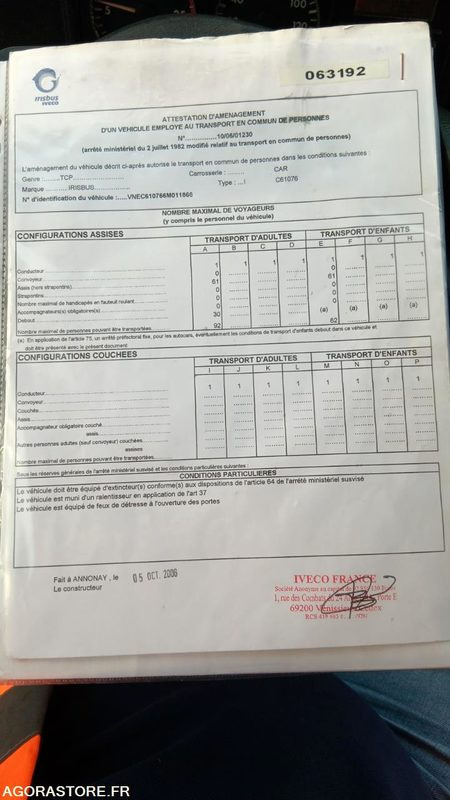 IVECO BUS AXER N°063192 - Minibus, Personenvervoer: afbeelding 5 IVECO BUS AXER N°063192 - Minibus, Personenvervoer: afbeelding 5