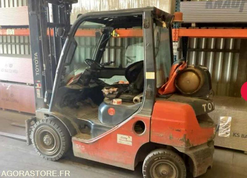 Chariot élévateur TOYOTA GAZ 2.5 T-2018- 2800 H - Intern transport: afbeelding 1 Chariot élévateur TOYOTA GAZ 2.5 T-2018- 2800 H - Intern transport: afbeelding 1