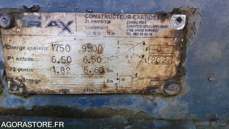 REMORQUE PORTE CAISSON - Oplegger: afbeelding 4 REMORQUE PORTE CAISSON - Oplegger: afbeelding 4