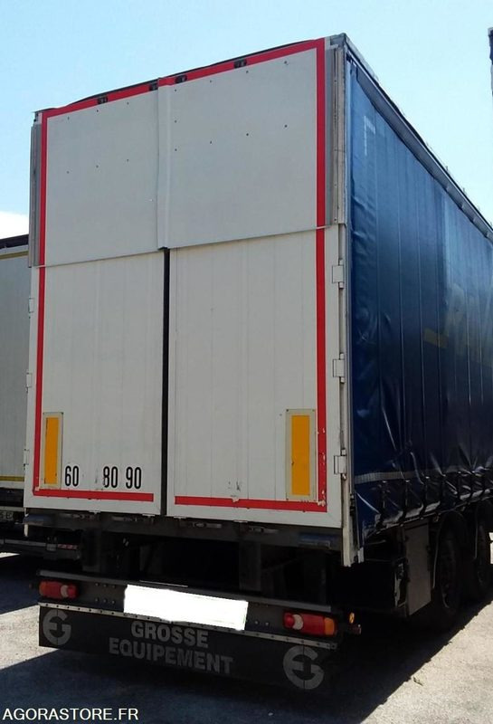 SEMI REMORQUE PLSC 18T - TOIT RELEVABLE - RIDEAUX COULISSANTS - Oplegger: afbeelding 4 SEMI REMORQUE PLSC 18T - TOIT RELEVABLE - RIDEAUX COULISSANTS - Oplegger: afbeelding 4