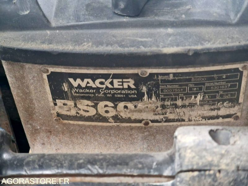 PILONNEUSE VIBRANTE WACKER BS600 ESSENCE 2,9CV - Trilstamper: afbeelding 3 PILONNEUSE VIBRANTE WACKER BS600 ESSENCE 2,9CV - Trilstamper: afbeelding 3
