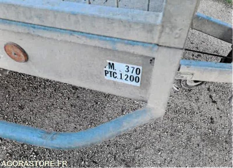 REMORQUE FREINEE AVEC CARTE GRISE - Tuinmachine: afbeelding 4 REMORQUE FREINEE AVEC CARTE GRISE - Tuinmachine: afbeelding 4