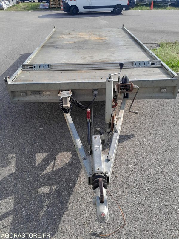 Remorque plateau 3t Anssems (RE182) - Open bak met boorden oplegger: afbeelding 2 Remorque plateau 3t Anssems (RE182) - Open bak met boorden oplegger: afbeelding 2