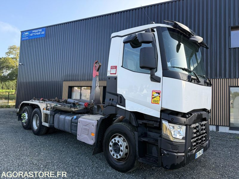 Renault C430 boite automatique polybenne ampliroll dalby - 446800KM - 2014 - Haakarmsysteem vrachtwagen: afbeelding 1 Renault C430 boite automatique polybenne ampliroll dalby - 446800KM - 2014 - Haakarmsysteem vrachtwagen: afbeelding 1