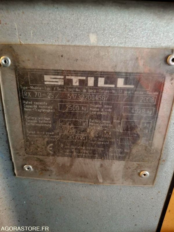 STILL | RX70-25 | 2009 | 9 886H - Heftruck: afbeelding 5 STILL | RX70-25 | 2009 | 9 886H - Heftruck: afbeelding 5