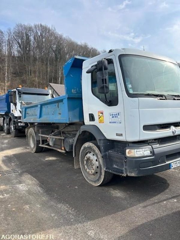 CAMION BI-BENNE RENAULT PREMIUM 270 DCI 420 000 KM 2002 - Vrachtwagen: afbeelding 1 CAMION BI-BENNE RENAULT PREMIUM 270 DCI 420 000 KM 2002 - Vrachtwagen: afbeelding 1