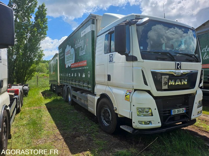 CAMION REMORQUE MAN - TGX 26.480 PLSC- 2016 / 486448 KM (2496+30497) - Vrachtwagen: afbeelding 1 CAMION REMORQUE MAN - TGX 26.480 PLSC- 2016 / 486448 KM (2496+30497) - Vrachtwagen: afbeelding 1