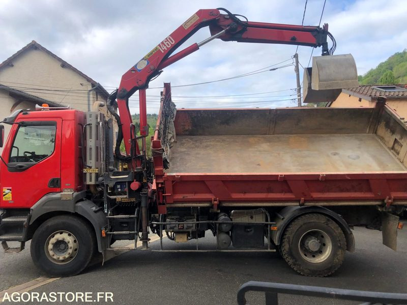 Camion Renault Kerax 340 - 755445 Kms - 2001 - Tribenne et grue - excellent état - Vrachtwagen: afbeelding 3 Camion Renault Kerax 340 - 755445 Kms - 2001 - Tribenne et grue - excellent état - Vrachtwagen: afbeelding 3